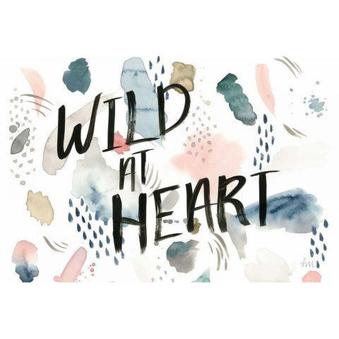 April Showers Inspiration V White Modern Wood Framed Art Print by Marshall, Laura