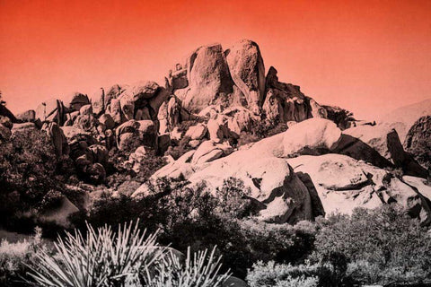 Ombre Adventure II White Modern Wood Framed Art Print with Double Matting by Urquhart, Elizabeth