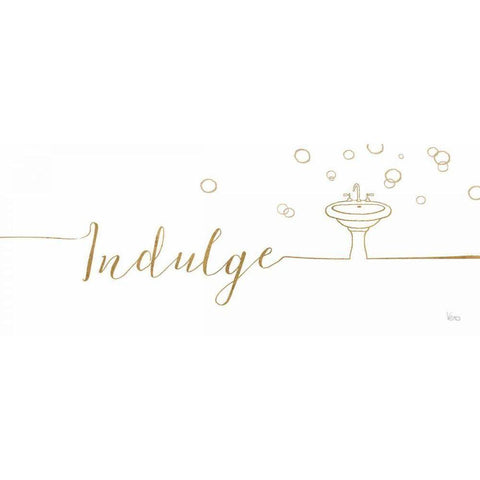 Underline Bath III Black Modern Wood Framed Art Print by Charron, Veronique