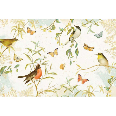 Natures Wisdom I Gold Ornate Wood Framed Art Print with Double Matting by Pertiet, Katie