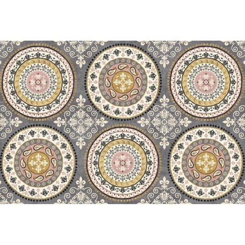 Romance in Paris III Black Modern Wood Framed Art Print with Double Matting by Charron, Veronique