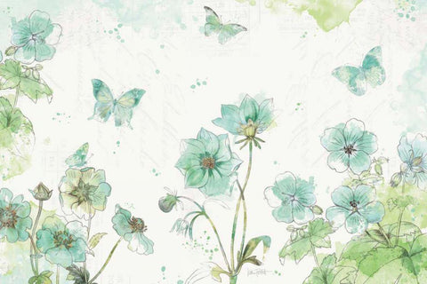 Dream and Faith V White Modern Wood Framed Art Print with Double Matting by Pertiet, Katie