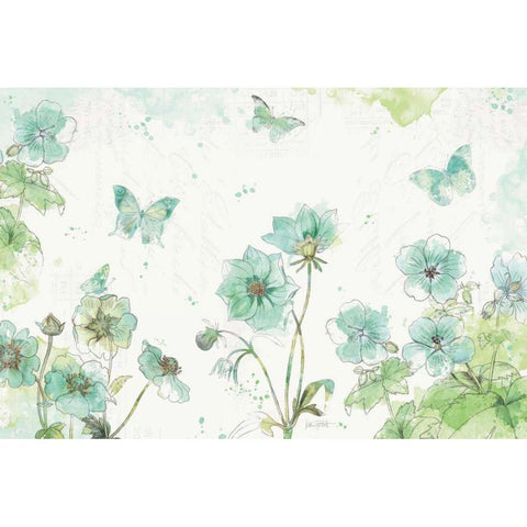 Dream and Faith V Gold Ornate Wood Framed Art Print with Double Matting by Pertiet, Katie