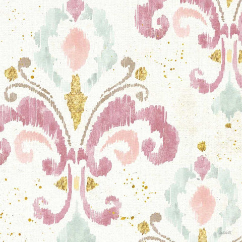 Soft Deco I Gold Ornate Wood Framed Art Print with Double Matting by Tavoletti, Anne