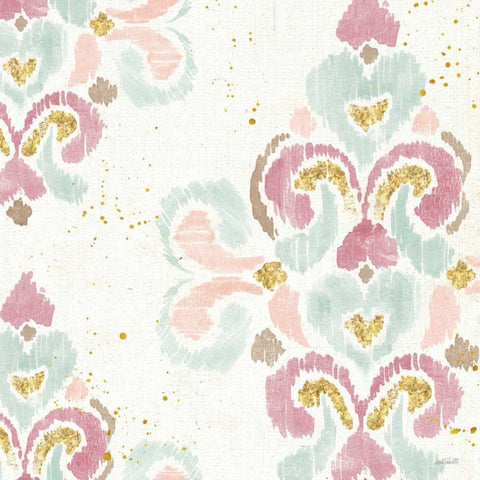 Soft Deco II Gold Ornate Wood Framed Art Print with Double Matting by Tavoletti, Anne