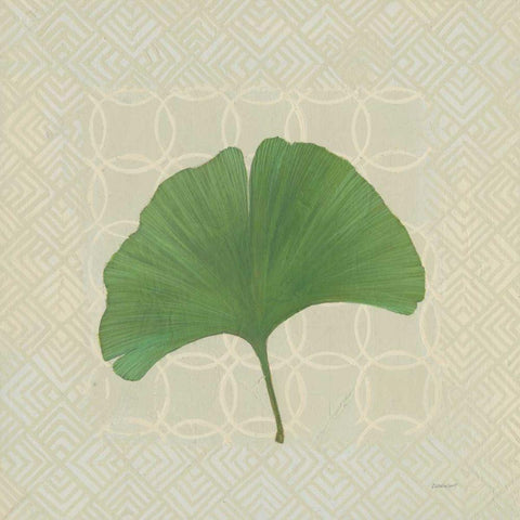 Forest Leaves IV no Lines Black Modern Wood Framed Art Print by Lovell, Kathrine