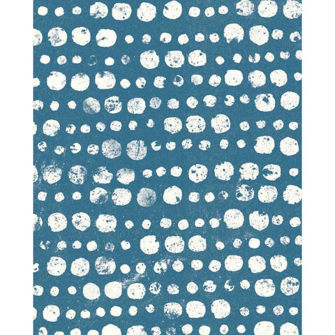 Mark Making Tile Pattern II Light Blue Crop Black Modern Wood Framed Art Print with Double Matting by Hershey, Moira