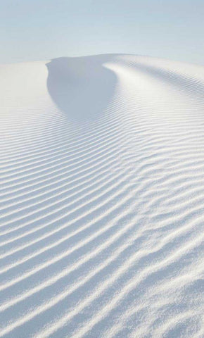 White Sands II no Border White Modern Wood Framed Art Print with Double Matting by Audit, Lisa