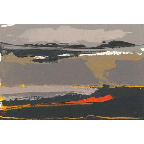 Ceide Study II Gold Ornate Wood Framed Art Print with Double Matting by Dowling, Grainne