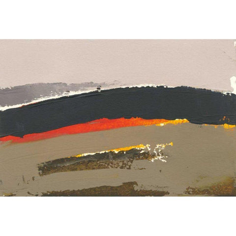 Ceide Study III White Modern Wood Framed Art Print by Dowling, Grainne