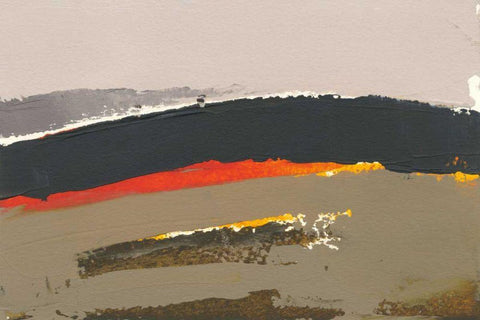 Ceide Study III White Modern Wood Framed Art Print with Double Matting by Dowling, Grainne