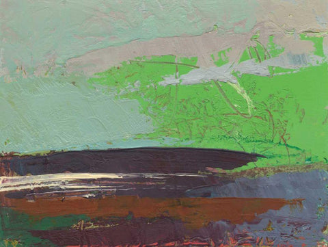 Ceide Study XIII Black Ornate Wood Framed Art Print with Double Matting by Dowling, Grainne