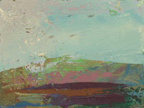 Ceide Study XV White Modern Wood Framed Art Print with Double Matting by Dowling, Grainne