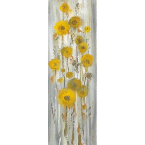 Roadside Flowers I Black Modern Wood Framed Art Print by Vassileva, Silvia