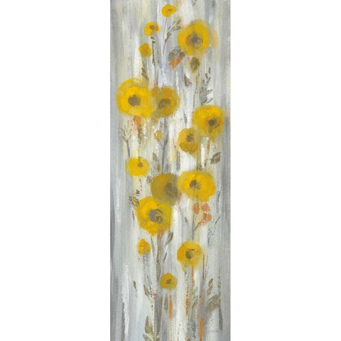 Roadside Flowers II Crop Black Modern Wood Framed Art Print by Vassileva, Silvia