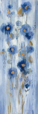 Seaside Flowers I White Modern Wood Framed Art Print with Double Matting by Vassileva, Silvia