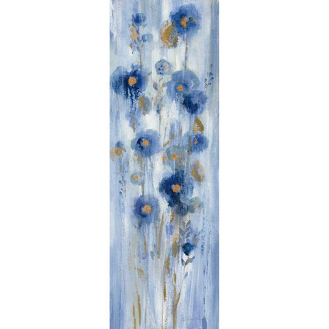 Seaside Flowers I Black Modern Wood Framed Art Print by Vassileva, Silvia