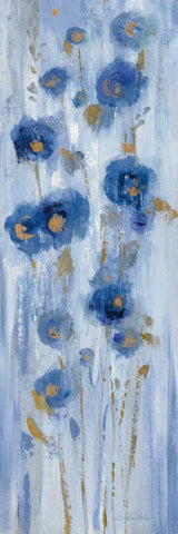 Seaside Flowers II White Modern Wood Framed Art Print with Double Matting by Vassileva, Silvia