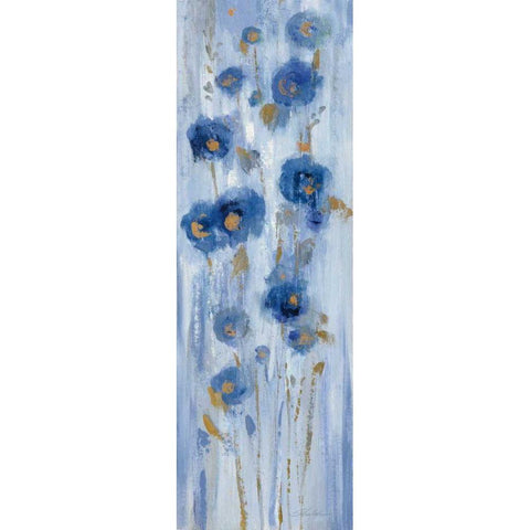 Seaside Flowers II Black Modern Wood Framed Art Print by Vassileva, Silvia