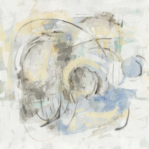 Signature White Modern Wood Framed Art Print with Double Matting by Vassileva, Silvia