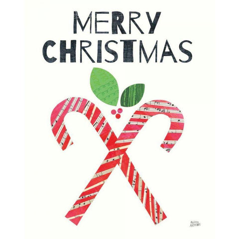 Mod Christmas I Black Modern Wood Framed Art Print by Averinos, Melissa
