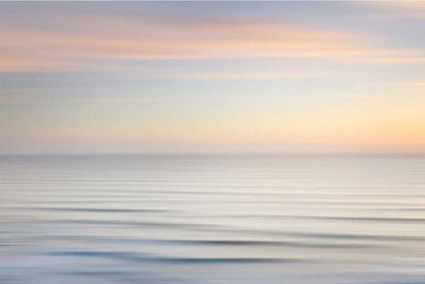 On the Horizon I no Border Black Ornate Wood Framed Art Print with Double Matting by Audit, Lisa