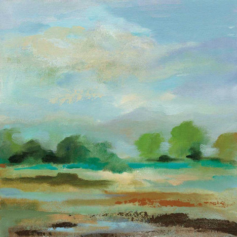 Unexpected Clouds II Black Modern Wood Framed Art Print by Vassileva, Silvia