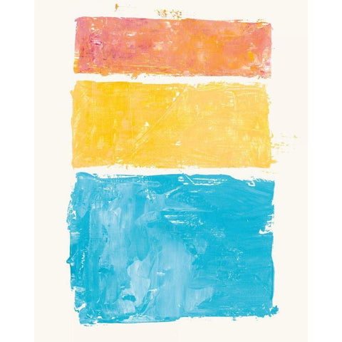 Vacation I White Modern Wood Framed Art Print by Adams, Sarah