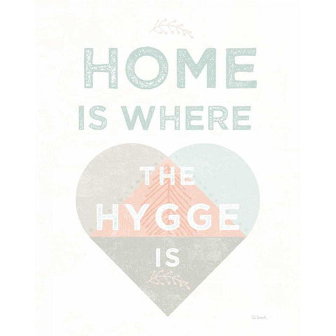 Cozy Hygge I Dark White Modern Wood Framed Art Print by Schlabach, Sue