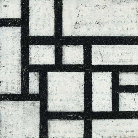 Labyrinth III White Modern Wood Framed Art Print by Hershey, Moira