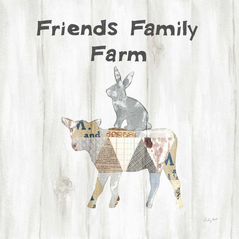 Farm Family VIII Gold Ornate Wood Framed Art Print with Double Matting by Prahl, Courtney