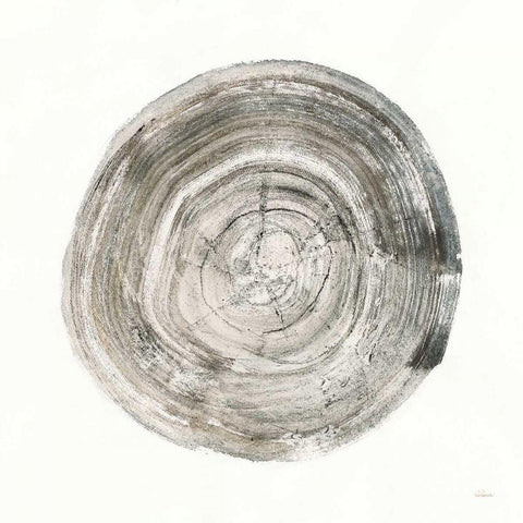 Counting the Years II Black Modern Wood Framed Art Print with Double Matting by Hristova, Albena