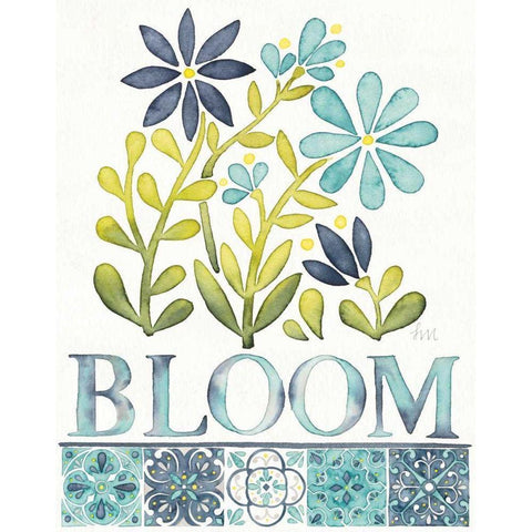 Garden Getaway Inspiration II White Modern Wood Framed Art Print by Marshall, Laura