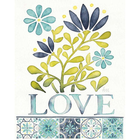 Garden Getaway Inspiration III Gold Ornate Wood Framed Art Print with Double Matting by Marshall, Laura
