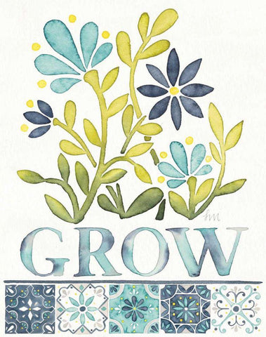 Garden Getaway Inspiration IV Black Ornate Wood Framed Art Print with Double Matting by Marshall, Laura