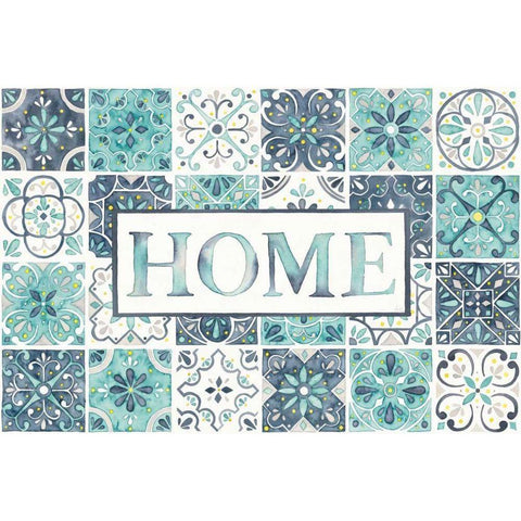 Garden Getaway Home White Modern Wood Framed Art Print by Marshall, Laura