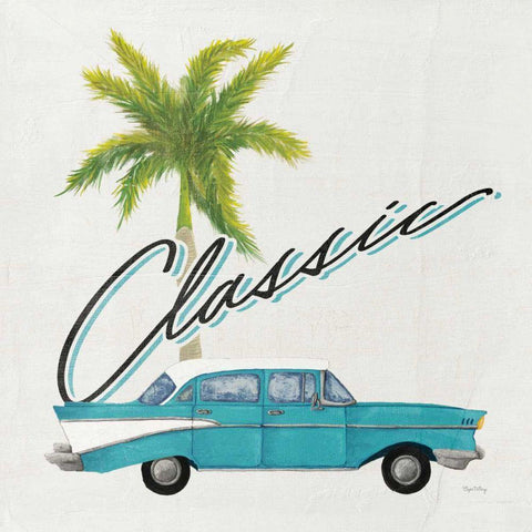 Havana IX Black Modern Wood Framed Art Print with Double Matting by DeNeige, Elyse