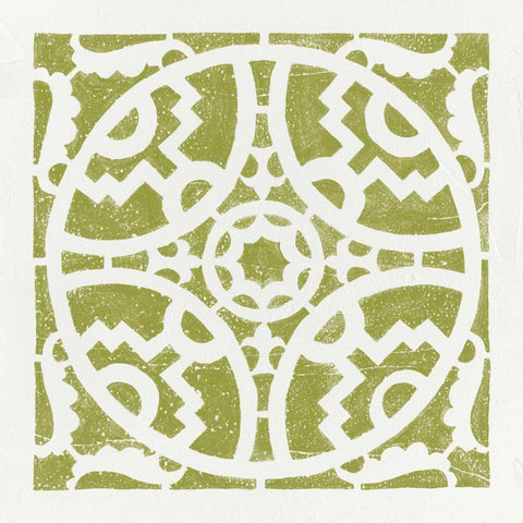Hacienda Tile IV Black Modern Wood Framed Art Print by Hershey, Moira
