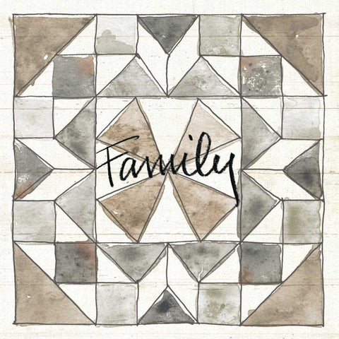 Farm Memories XII Family Black Modern Wood Framed Art Print with Double Matting by Tavoletti, Anne