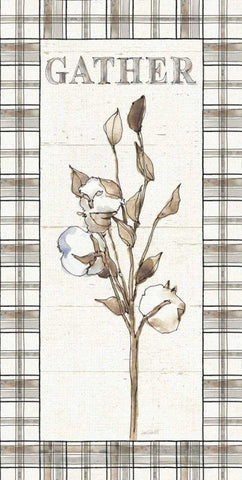 Farm Memories X Gather White Modern Wood Framed Art Print with Double Matting by Tavoletti, Anne