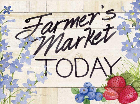 Life on the Farm Sign II Black Ornate Wood Framed Art Print with Double Matting by McKenna, Kathleen Parr