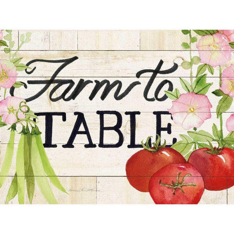 Life on the Farm Sign III Gold Ornate Wood Framed Art Print with Double Matting by McKenna, Kathleen Parr