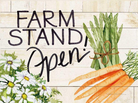 Life on the Farm Sign IV White Modern Wood Framed Art Print with Double Matting by McKenna, Kathleen Parr