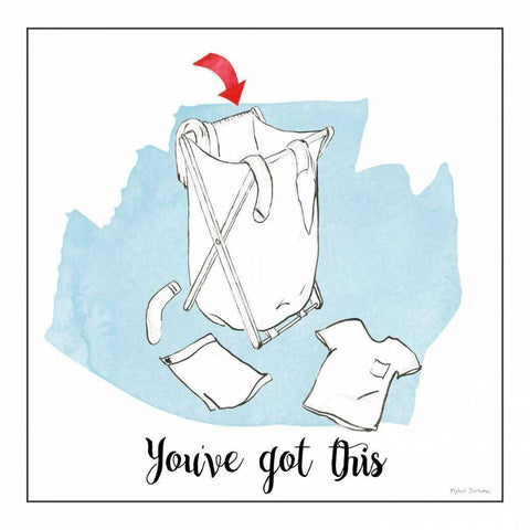 Home Improvement II with Color Script White Modern Wood Framed Art Print by Sullivan, Myles