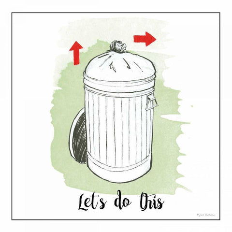 Home Improvement III with Color Script Black Modern Wood Framed Art Print with Double Matting by Sullivan, Myles