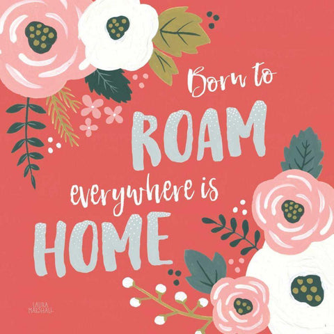 Wildflower Daydreams VII Gold Ornate Wood Framed Art Print with Double Matting by Marshall, Laura