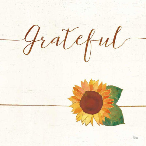 Underlined Fall VIII White Modern Wood Framed Art Print with Double Matting by Charron, Veronique