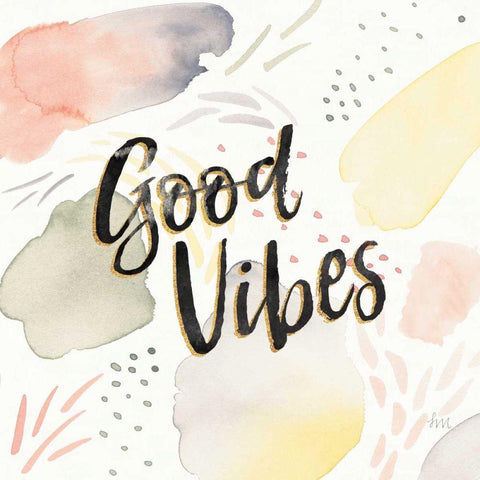 Meadow Breeze III Gold Ornate Wood Framed Art Print with Double Matting by Marshall, Laura