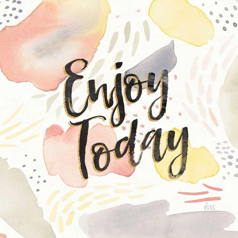 Meadow Breeze IV Black Modern Wood Framed Art Print by Marshall, Laura