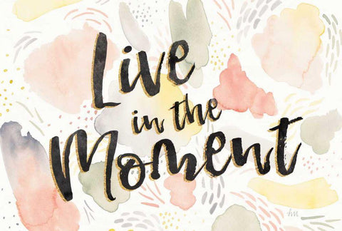 Meadow Breeze VI Black Ornate Wood Framed Art Print with Double Matting by Marshall, Laura